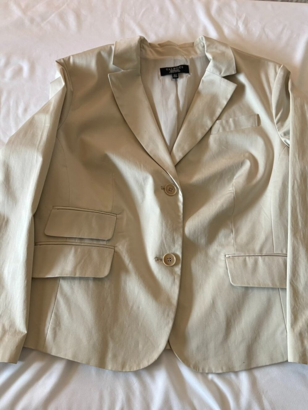 Talbot's Khaki-look Tailored Blazer